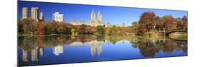 Usa, New York City, Manhattan, Central Park, Bow Bridge-Michele Falzone-Mounted Photographic Print