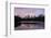 USA, New York City, Manhattan, Central Park, the Lake, View Westwards, Dusk-Catharina Lux-Framed Photographic Print