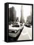 USA, New York City, Manhattan, Fifth Avenue and Broadway, Flatiron Building-Alan Copson-Framed Stretched Canvas