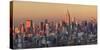 Usa, New York City, Manhattan Skyline from Brooklyn-Michele Falzone-Stretched Canvas