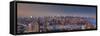 Usa, New York City, Manhattan Skyline from Brooklyn-Michele Falzone-Framed Stretched Canvas