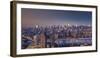 Usa, New York City, Manhattan Skyline from Brooklyn-Michele Falzone-Framed Photographic Print