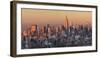 Usa, New York City, Manhattan Skyline from Brooklyn-Michele Falzone-Framed Photographic Print