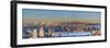 Usa, New York City, Manhattan Skyline from Brooklyn-Michele Falzone-Framed Photographic Print