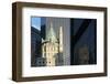 USA, New York City, Manhattan, Skyscraper, Glass Front, Reflection Plaza Hotel-Catharina Lux-Framed Photographic Print