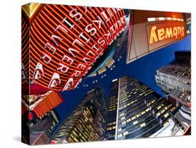 USA, New York City, Manhattan, Times Square, Neon Lights of 42nd Street-Gavin Hellier-Stretched Canvas