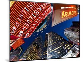 USA, New York City, Manhattan, Times Square, Neon Lights of 42nd Street-Gavin Hellier-Mounted Photographic Print