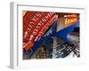 USA, New York City, Manhattan, Times Square, Neon Lights of 42nd Street-Gavin Hellier-Framed Photographic Print