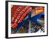 USA, New York City, Manhattan, Times Square, Neon Lights of 42nd Street-Gavin Hellier-Framed Photographic Print