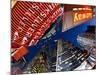 USA, New York City, Manhattan, Times Square, Neon Lights of 42nd Street-Gavin Hellier-Mounted Photographic Print
