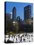 USA, New York City, Manhattan, Wollman Ice Rink in Central Park-Gavin Hellier-Stretched Canvas