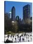 USA, New York City, Manhattan, Wollman Ice Rink in Central Park-Gavin Hellier-Stretched Canvas