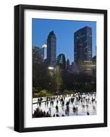 USA, New York City, Manhattan, Wollman Ice Rink in Central Park-Gavin Hellier-Framed Photographic Print