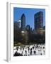 USA, New York City, Manhattan, Wollman Ice Rink in Central Park-Gavin Hellier-Framed Photographic Print