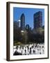 USA, New York City, Manhattan, Wollman Ice Rink in Central Park-Gavin Hellier-Framed Photographic Print