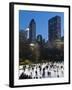 USA, New York City, Manhattan, Wollman Ice Rink in Central Park-Gavin Hellier-Framed Photographic Print