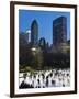 USA, New York City, Manhattan, Wollman Ice Rink in Central Park-Gavin Hellier-Framed Photographic Print