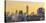 Usa, New York, Freedom Tower over Rooftops and Water Tanks-Alan Copson-Stretched Canvas