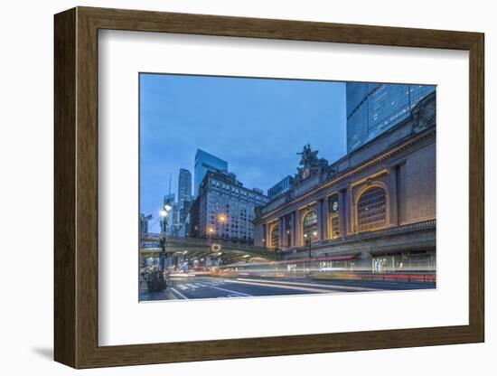 USA, New York, Grand Central Terminal at Dawn-Rob Tilley-Framed Photographic Print