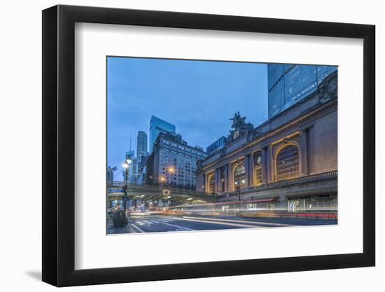 USA, New York, Grand Central Terminal at Dawn-Rob Tilley-Framed Photographic Print