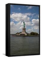 USA, New York, Liberty Island, Statue of Liberty-Samuel Magal-Framed Stretched Canvas