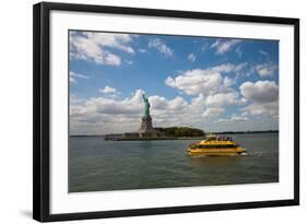 USA, New York, Liberty Island, Statue of Liberty-Samuel Magal-Framed Photographic Print