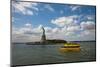 USA, New York, Liberty Island, Statue of Liberty-Samuel Magal-Mounted Photographic Print