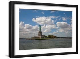 USA, New York, Liberty Island, Statue of Liberty-Samuel Magal-Framed Photographic Print