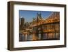 USA, New York, Long Island City, Queens, Queensboro Bridge-Christian Heeb-Framed Photographic Print