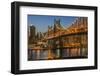 USA, New York, Long Island City, Queens, Queensboro Bridge-Christian Heeb-Framed Photographic Print