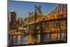 USA, New York, Long Island City, Queens, Queensboro Bridge-Christian Heeb-Mounted Photographic Print