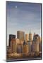 USA, New York, Lower Manhattan Skyline from Jersey City-Walter Bibikow-Mounted Photographic Print