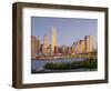 USA, New York, Lower Manhattan, Tallest Building Is Beekman Tower (By Frank Gehry), with Woolworth -Alan Copson-Framed Photographic Print