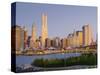 USA, New York, Lower Manhattan, Tallest Building Is Beekman Tower (By Frank Gehry), with Woolworth -Alan Copson-Stretched Canvas