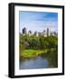 USA, New York, Manhattan, Central Park, Belvedere Lake-Alan Copson-Framed Photographic Print