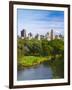 USA, New York, Manhattan, Central Park, Belvedere Lake-Alan Copson-Framed Photographic Print