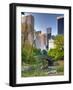 USA, New York, Manhattan, Central Park, the Pond-Alan Copson-Framed Photographic Print