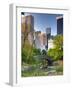 USA, New York, Manhattan, Central Park, the Pond-Alan Copson-Framed Photographic Print