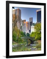 USA, New York, Manhattan, Central Park, the Pond-Alan Copson-Framed Photographic Print