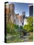 USA, New York, Manhattan, Central Park, the Pond-Alan Copson-Stretched Canvas