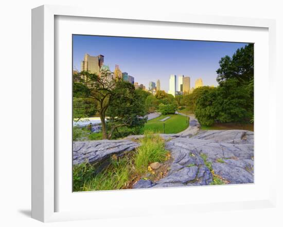 USA, New York, Manhattan, Central Park-Alan Copson-Framed Photographic Print