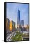 Usa, New York, Manhattan, Downtown, World Trade Center, Freedom Tower or One World Trade Center-Alan Copson-Framed Stretched Canvas