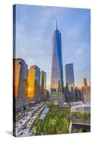 Usa, New York, Manhattan, Downtown, World Trade Center, Freedom Tower or One World Trade Center-Alan Copson-Stretched Canvas