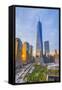 Usa, New York, Manhattan, Downtown, World Trade Center, Freedom Tower or One World Trade Center-Alan Copson-Framed Stretched Canvas
