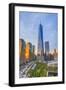 Usa, New York, Manhattan, Downtown, World Trade Center, Freedom Tower or One World Trade Center-Alan Copson-Framed Premium Photographic Print