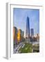 Usa, New York, Manhattan, Downtown, World Trade Center, Freedom Tower or One World Trade Center-Alan Copson-Framed Premium Photographic Print