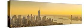 Usa, New York, Manhattan, Lower Manhattan, Freedom Tower-Alan Copson-Stretched Canvas