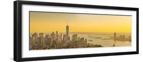 Usa, New York, Manhattan, Lower Manhattan, Freedom Tower-Alan Copson-Framed Photographic Print