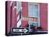 USA, New York, Manhattan, Lower Manhattan, Greenwich Village, Bleecker Street-Alan Copson-Stretched Canvas