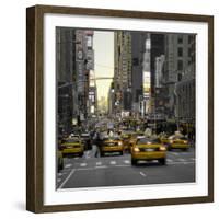 USA, New York, Manhattan, Midtown, 7th Avenue-Alan Copson-Framed Photographic Print